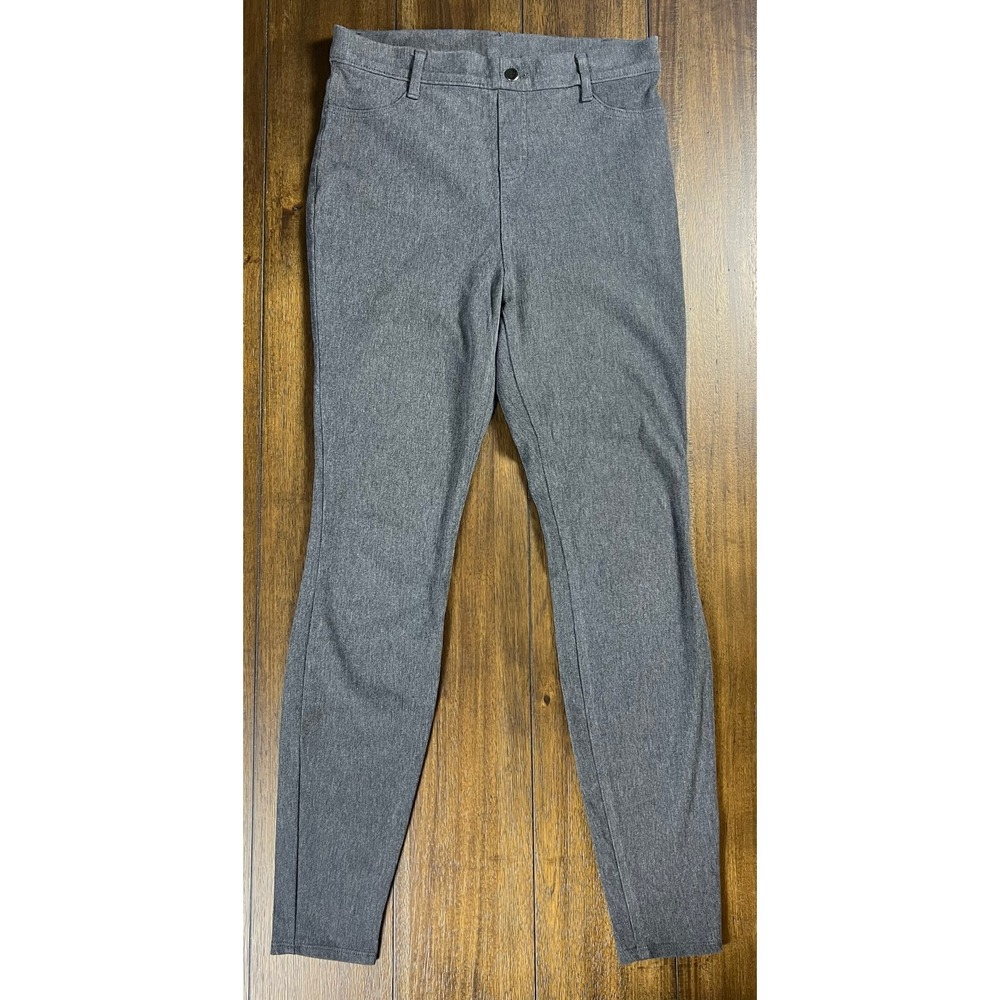 Time and Tru Womens Grey High Rise Skinny Jeggings Size S 4-6 Stretch Pull On